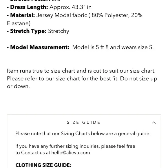 Alieva Dolly elegant dress large - Picture 3 of 11